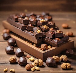 chocolate and nuts