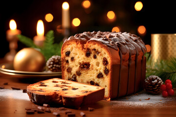Handmade Christmas Panettone, baked with care to guarantee perfection in flavor