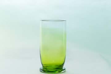 Beautiful flower vase on a white background