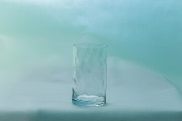 Beautiful flower vase on a white background