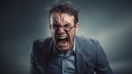 Obraz premium someone who expresses displeasure generative ai