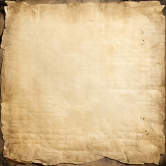 a blank paper texture, old paper color  - Generative AI