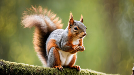 wildlife photography of a squirrel