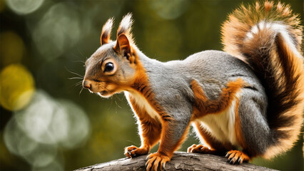 Obraz premium wildlife photography of a squirrel