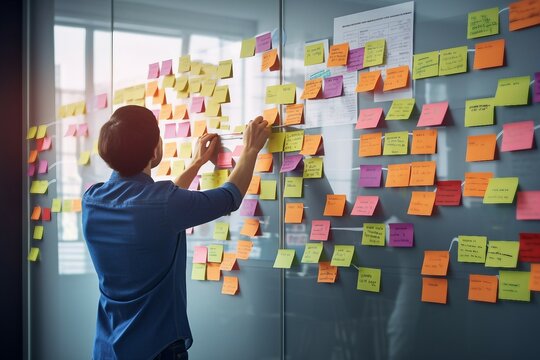 concept ux experience user board office do things notes sticky colorful plan strategy brainstorming designer web   background board brainstorm brainstorming business coach colours