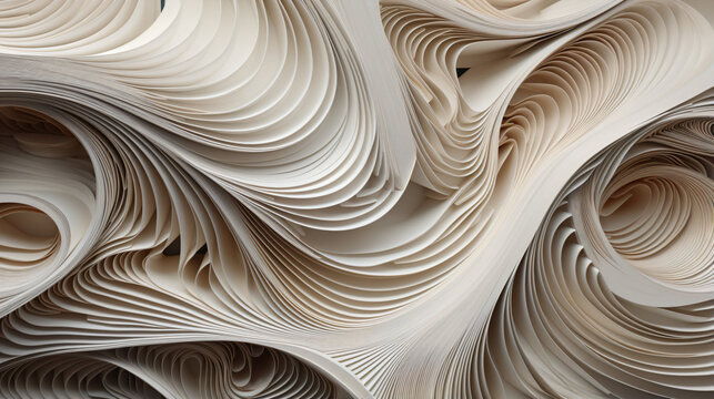 kodex paper texture, wave - Generative AI
