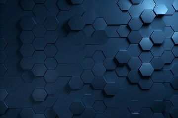 backdrop rendering 3d illustration space center radial placeholder texture background navy blue dark hexagonal three-dimensional abstract art business mobile phone concept connection - obrazy, fototapety, plakaty