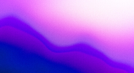 Abstract dark blue purple gradient waves, rough grain surface, for book cover design, magazine, product.