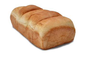 Roti sobek, gembong or kasur, soft sweet milk bun, isolated