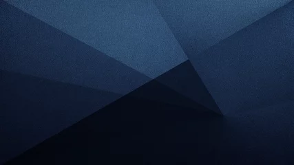 Fotobehang Black dark gray blue white abstract background. Geometric pattern shape. Line triangle polygon angle fold. Color gradient. Shadow. Matte. 3d effect. Rough grain grungy. Design. Template. Presentation. © Наталья Босяк