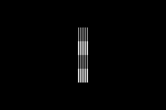 Logo I Letter monogram parallel lines shapes, Alphabet Design Template.
