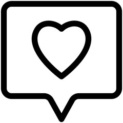love chat icon