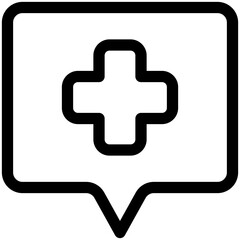 medical chat icon