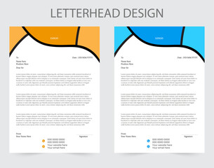 Letterhead Design Template.