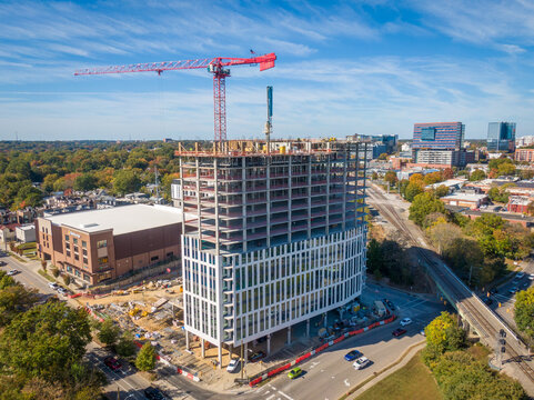 Raleigh NC High Rise Construction & Skyline