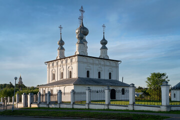 View of the Church of Peter and Paul (Peter and Paul Church) on a sunny summer day, Suzdal, Vladimir region, Russia