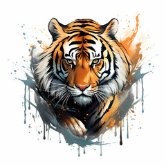 Graceful Tiger illustration