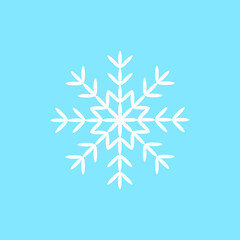 snowflake icon on a white background