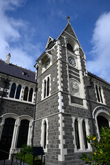 Fototapeta na wymiar The Famous Clock Tower at The Christchurch Arts Centre New Zealand