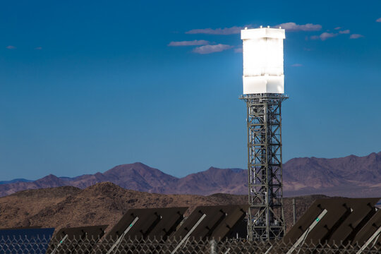 Ivanpah Solar Power farm near Las Vegas