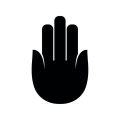 Fototapeta premium hamsa hand icon