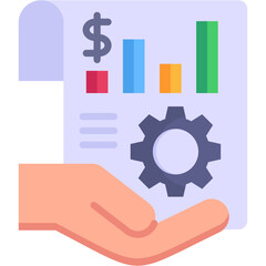 Business and Accounting flat icon set
