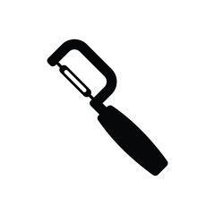 Potato peeler icon design. isolated on white background. vector illustration