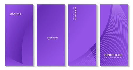 modern brochures abstract elegant purple gradient background with lines