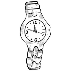 watches hand drawn