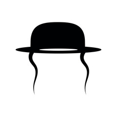 orthodox jew hat icon