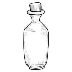 jar bottles hand drawn