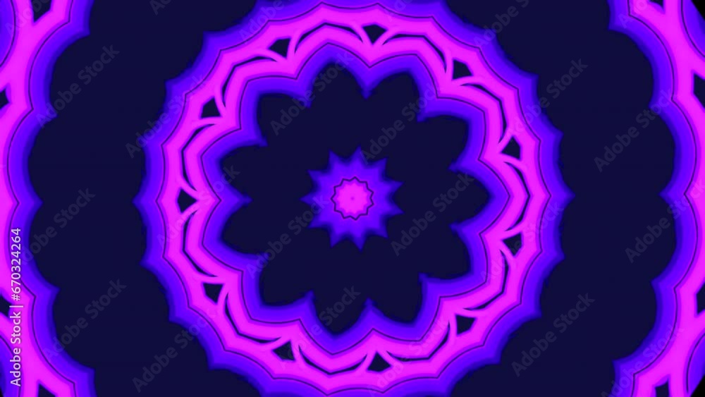Poster abstract motion that forms a circle ornament pattern. design. kaleidoscope with oval shapes.