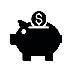 piggy icon illustration