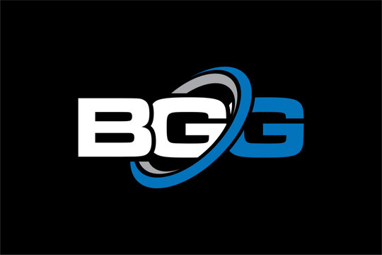 BGG creative letter logo design vector icon illustration