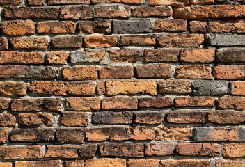 Weathered Rustic Textured Brick Wall Design