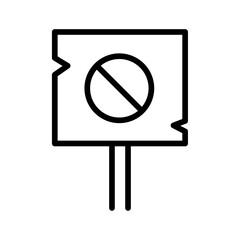 ban sign icon