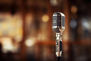 background blured studio microphone vintage silver racked rock music stage band up musical jazz radio speak isolated rust speech chrome cord broadcast white record sing sound cable corrosion