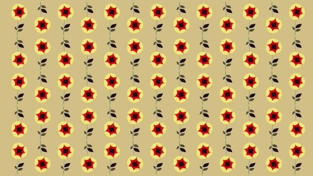 Animated Flower Pattern