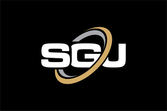 SGJ creative letter logo design vector icon illustration