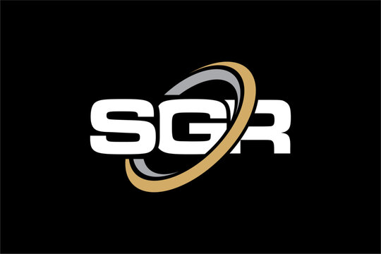 SGR creative letter logo design vector icon illustration