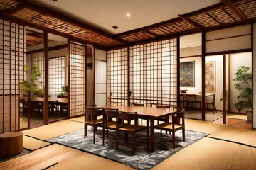 Dinning Room with Japanese Style 