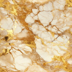 Seamless Pattern Gold Marble
