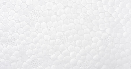 White foam board styrofoam texture background. 