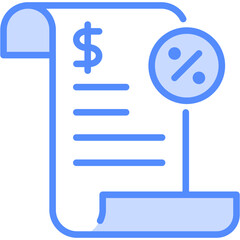  Business And Accounting blue color icon set