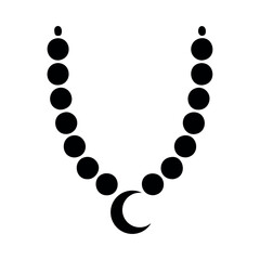 muslim moon necklace