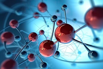 molecule render three-dimensional atom biology chemistry deoxyribonucleic acid health care molecular abstract background ball biochemistry biotechnology mobile phone chemical concept