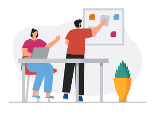 Workspace vector illustration