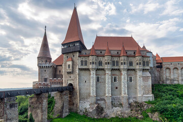 Fototapeta na wymiar Corvin Castle in Romania
