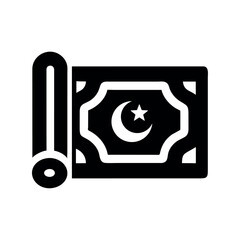 muslim moon rug scroll