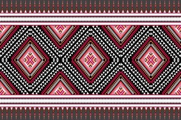 Ethnic abstract ikat art.beautiful seamless pattern in tribal, folk embroidery, minimal style. Aztec geometric art ornament prints. Design for clothing, fabric, carpet, cushions, curtain, wallpaper